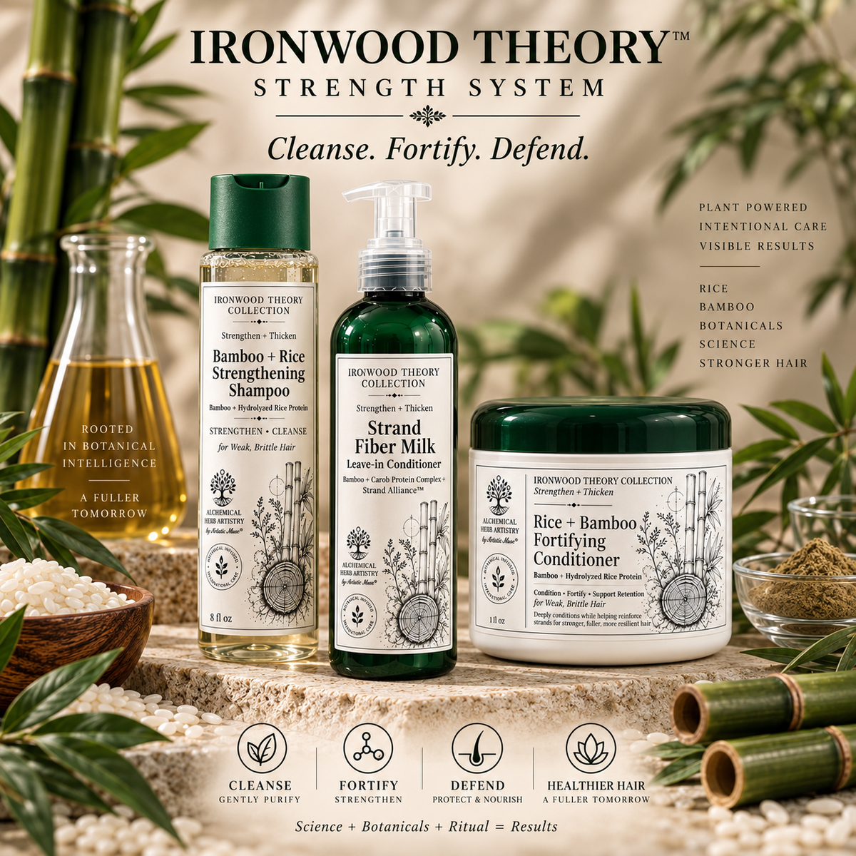 Ironwood Theory™ Strength System (Cleanse. Fortify. Defend.)