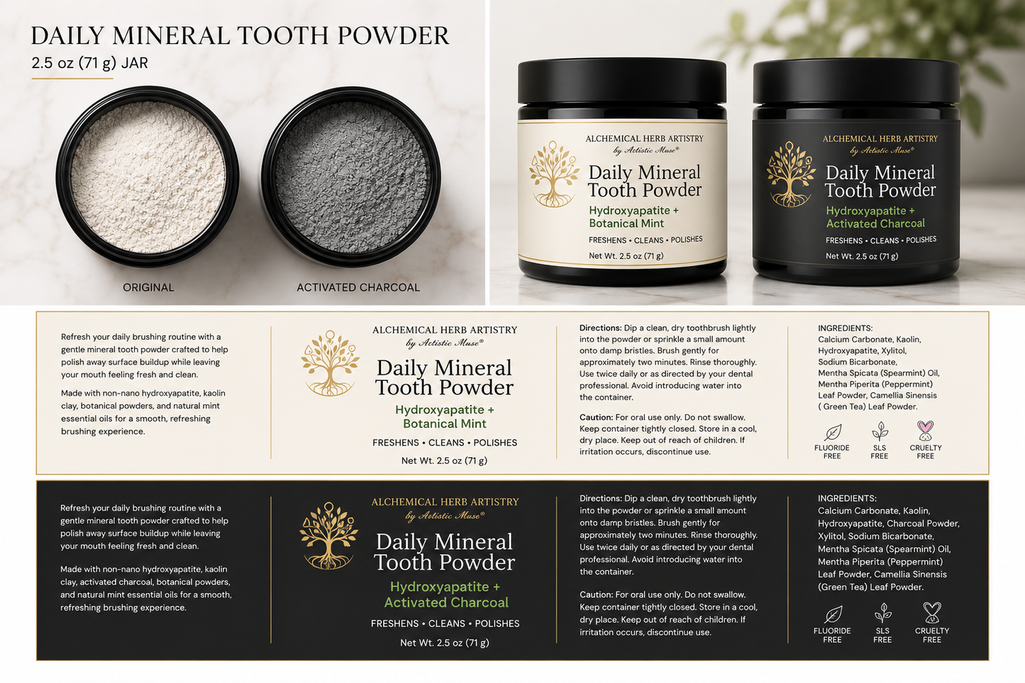 Daily Mineral Tooth Powder (2.5oz)