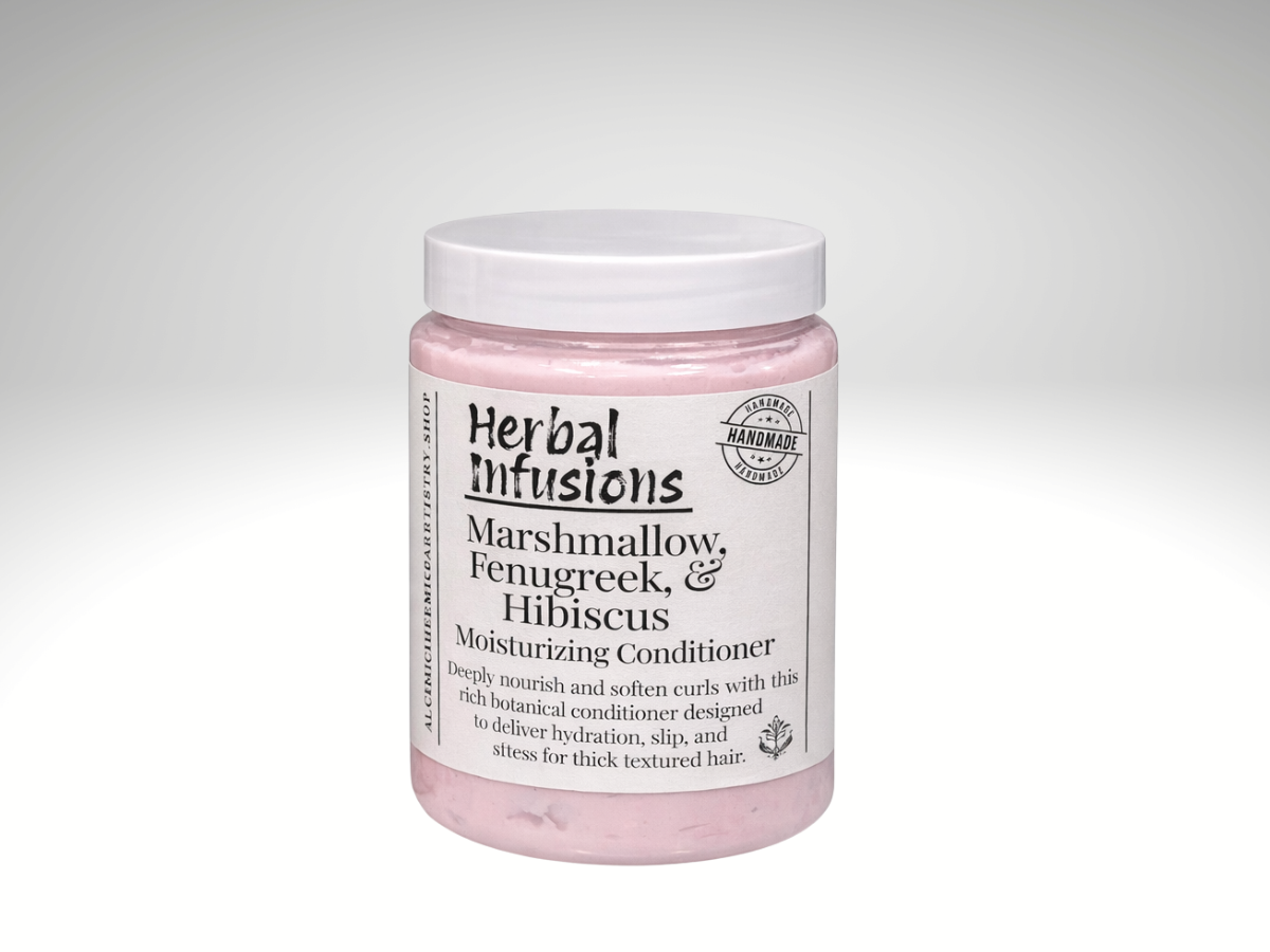 Herbal Infusions- Marshmallow, Fenugreek & Hibiscus (Moisturizing Conditioner)