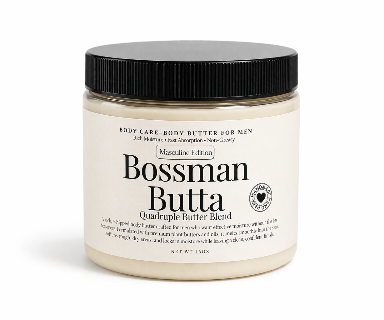 Bossman Butta– Men's Conditioning Body Butter
