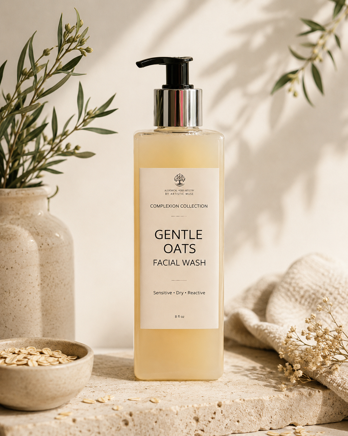 COMPLEXION™ Gentle Oats Facial Wash (Sensitive, Dry, Reactive Skin)