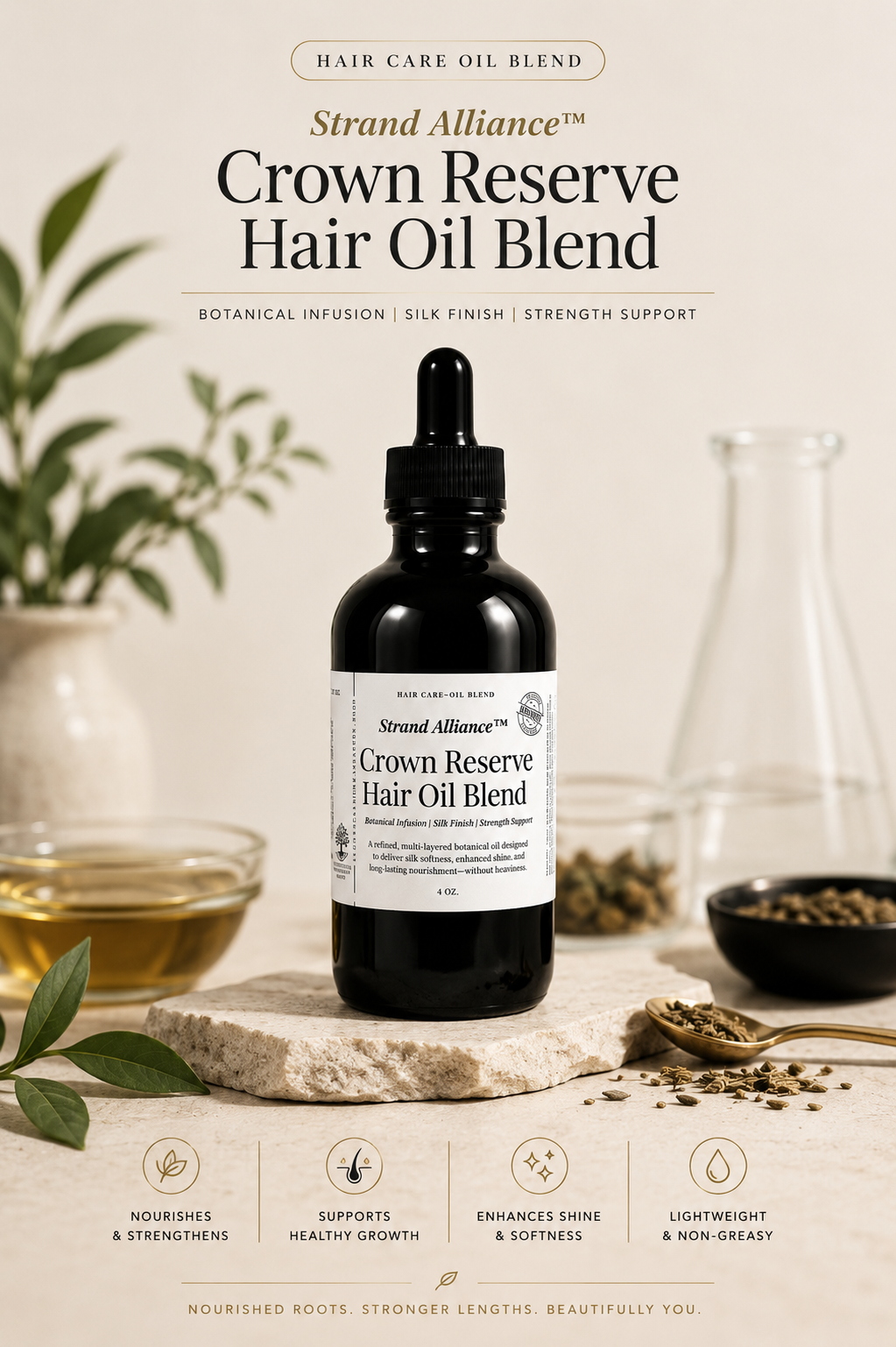 Strand Alliance — Crown Reserve Oil  (Anti-Shed & Thickening Oil)