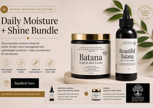 Batana Daily Moisture+Shine 8oz Bundle