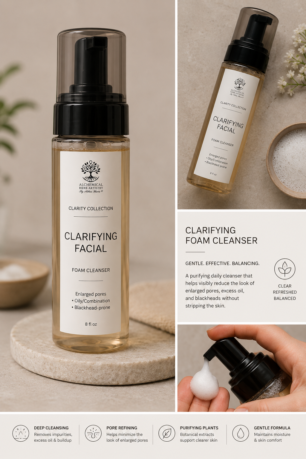 Clarifying Facial Foam Cleanser (Congested Skin)