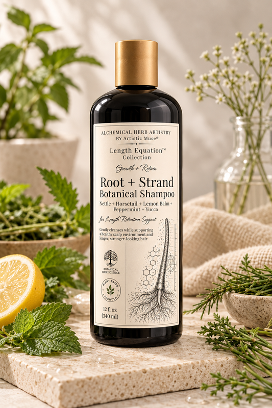 LE01-Root + Strand Botanical Shampoo (Length Retention)
