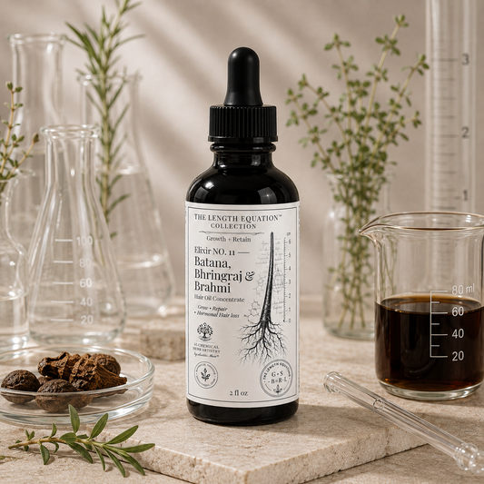 LE08- Elixir NO. 11 — Batana, Bhringraj & Brahmi Hair Oil Concentrate